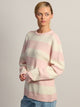 HARLOW HARLOW KNIT CREWNECK SWEATER - STRIPE - Boathouse