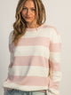 HARLOW HARLOW KNIT CREWNECK SWEATER - STRIPE - Boathouse