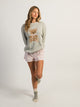HARLOW HARLOW KNIT TEDDY CREWNECK SWEATER - CLOUD - Boathouse
