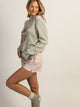 HARLOW HARLOW KNIT TEDDY CREWNECK SWEATER - CLOUD - Boathouse