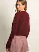 HARLOW HARLOW COLLINS CARDIGAN - BURGUNDY - Boathouse