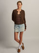 HARLOW HARLOW COLLINS CARDIGAN - CHOCOLATE - Boathouse
