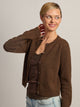 HARLOW HARLOW COLLINS CARDIGAN - CHOCOLATE - Boathouse