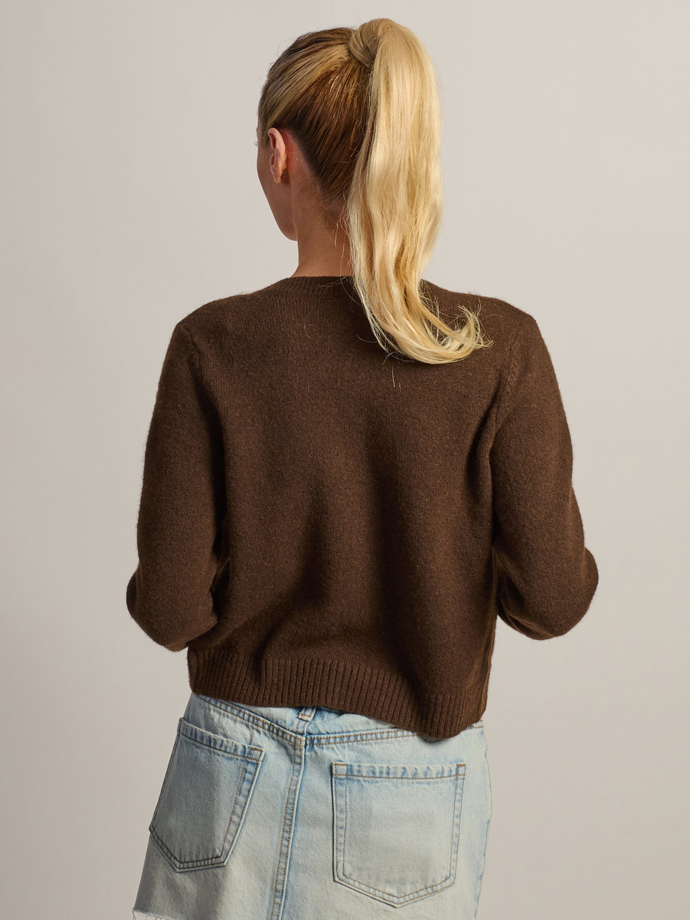 CARDIGAN HARLOW COLLINS - CHOCOLAT