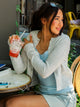 HARLOW HARLOW COLLINS CARDIGAN - CLOUD - Boathouse