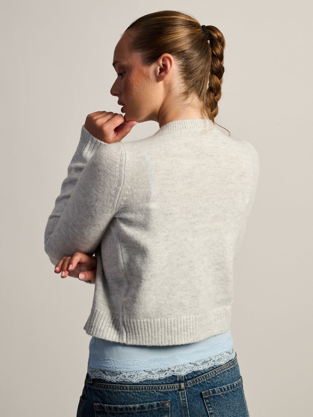 CARDIGAN HARLOW COLLINS - CLOUD