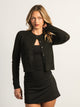HARLOW HARLOW COLLINS KNIT CARDIGAN - BLACK - Boathouse