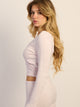HARLOW HARLOW GIA WRAP SWEATER - ROSE - Boathouse