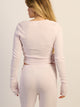 HARLOW HARLOW GIA WRAP SWEATER - ROSE - Boathouse