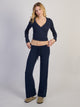 HARLOW HARLOW GIA WRAP SWEATER - NAVY - Boathouse