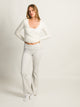 HARLOW HARLOW GIA WRAP SWEATER - OFF WHITE - Boathouse