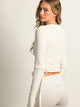 HARLOW HARLOW GIA WRAP SWEATER - OFF WHITE - Boathouse