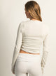 HARLOW HARLOW GIA WRAP SWEATER MELANGE - CLOUD - Boathouse