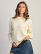 CHANDAIL EN TRICOT TORSADÉ HARLOW MABLE - BLANC CASSÉ