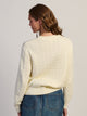 CHANDAIL EN TRICOT TORSADÉ HARLOW MABLE - BLANC CASSÉ