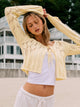 HARLOW HARLOW KRISTY CROCHET LONG SLEEVE - YELLOW - Boathouse