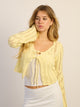 HARLOW HARLOW KRISTY CROCHET LONG SLEEVE - YELLOW - Boathouse