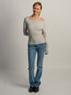 HARLOW HARLOW BRYNN BOATNECK SWEATER - HEATHER GREY - Boathouse