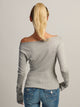 HARLOW HARLOW BRYNN BOATNECK SWEATER - HEATHER GREY - Boathouse