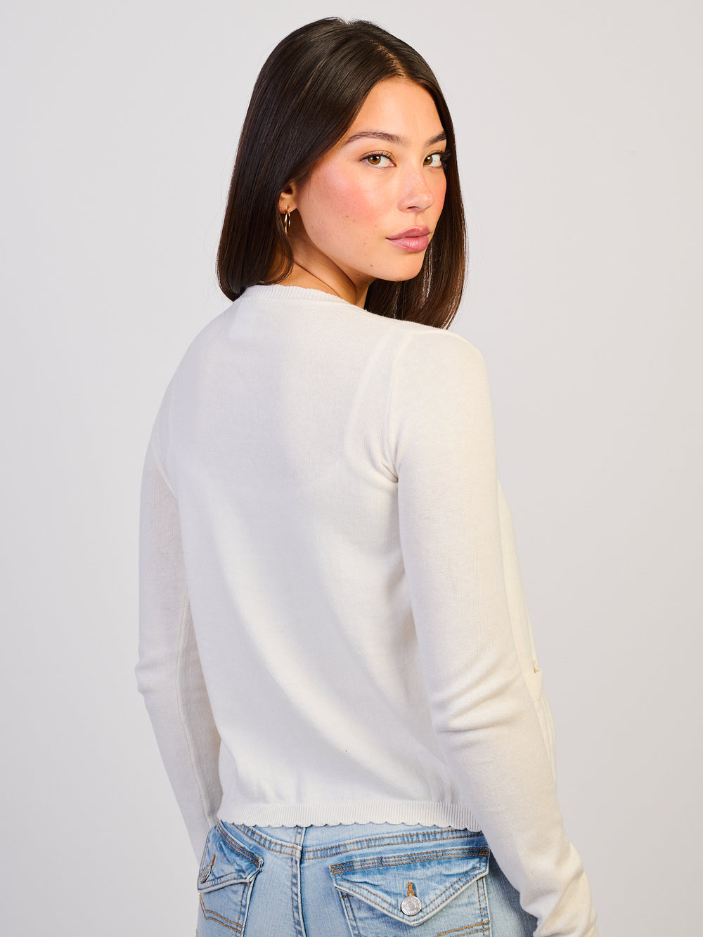 HARLOW HARLOW MADDY CARDIGAN - OFF WHITE - Boathouse
