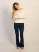 HARLOW HARLOW CALI CABLEKNIT OFF THE SHOULDER - Boathouse