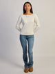 HARLOW HARLOW CALI CABLEKNIT OFF THE SHOULDER - Boathouse