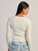 HARLOW PAIGE V - NECK SWEATER - OFF WHITE