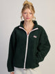 HARLOW HARLOW COCO SHERPA ZIP - FOREST - Boathouse