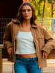 VESTE HARLOW BILLIE BARN - TAN