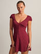 HARLOW HARLOW REMI DRESS - BURGUNDY - Boathouse