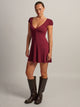 HARLOW HARLOW REMI DRESS - BURGUNDY - Boathouse