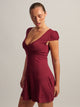 HARLOW HARLOW REMI DRESS - BURGUNDY - Boathouse
