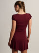 HARLOW HARLOW REMI DRESS - BURGUNDY - Boathouse