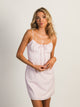 HARLOW HARLOW VALERIE SHORT DRESS - BABY PINK - Boathouse