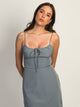 HARLOW HARLOW VALERIE SHORT DRESS - DEN BLUE - CLEARANCE - Boathouse