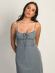 HARLOW HARLOW VALERIE SHORT DRESS - DEN BLUE - Boathouse