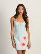 HARLOW HARLOW VALERIE SHORT DRESS - LIGHT BLUE - Boathouse