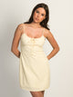 HARLOW HARLOW VALERIE SHORT DRESS - YELLOW - Boathouse