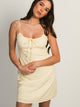 HARLOW HARLOW VALERIE SHORT DRESS - YELLOW - Boathouse