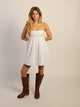 HARLOW HARLOW JUNE DRESS - WHITE - Boathouse