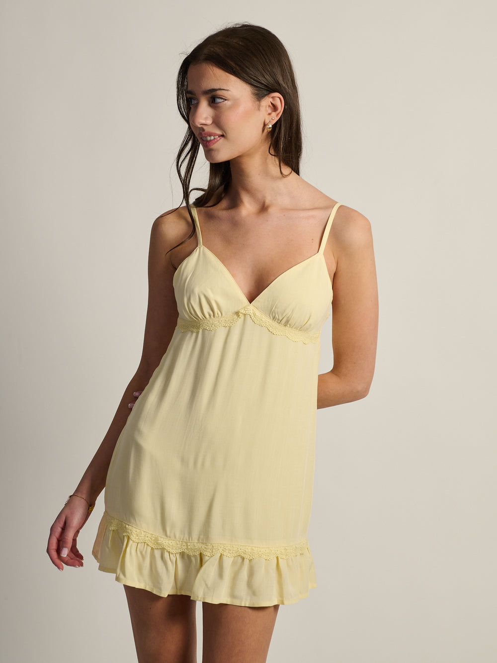 HARLOW JENNY DRESS - YELLOW