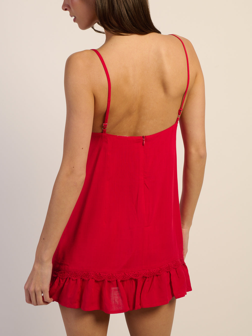 HARLOW JENNY DRESS - RUBY