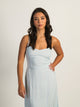 HARLOW HARLOW MALIA SLIT DRESS - BLUE - Boathouse