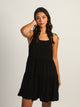 HARLOW HARLOW HARLOW TIERED DRESS - BLACK - Boathouse
