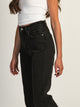 HARLOW HARLOW HIGH-RISE STRAIGHT JEAN - BLACK - Boathouse