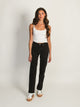 HARLOW HARLOW MID-RISE STRAIGHT JEAN - BLACK - Boathouse