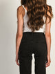 HARLOW HARLOW MID-RISE STRAIGHT JEAN - BLACK - Boathouse
