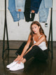 HARLOW HARLOW MID-RISE STRAIGHT JEAN - BLACK - Boathouse