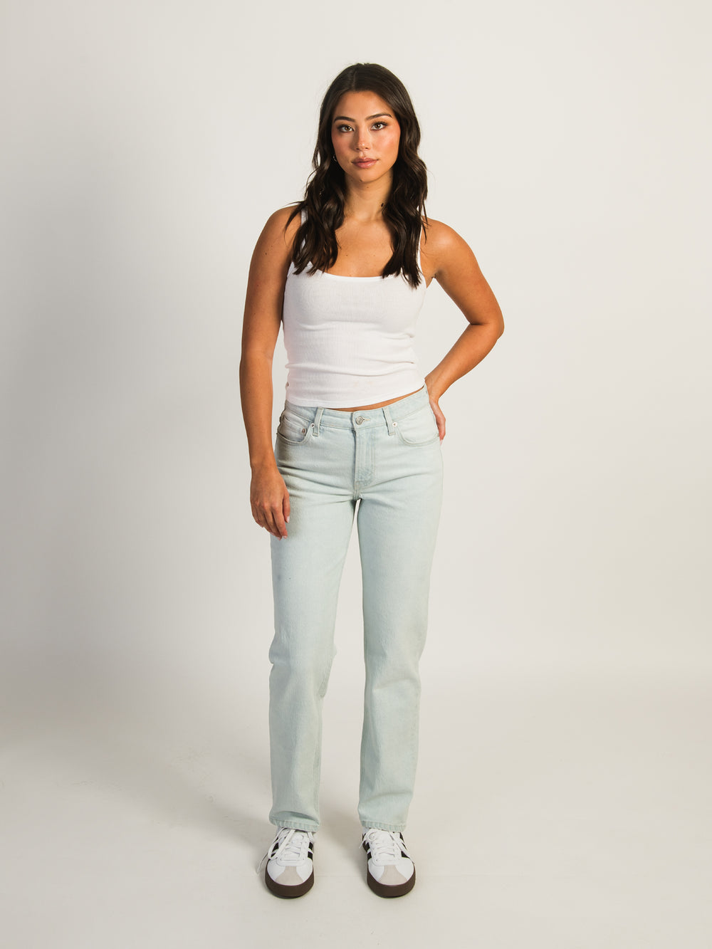 HARLOW HARLOW MID-RISE STRAIGHT JEAN - Boathouse