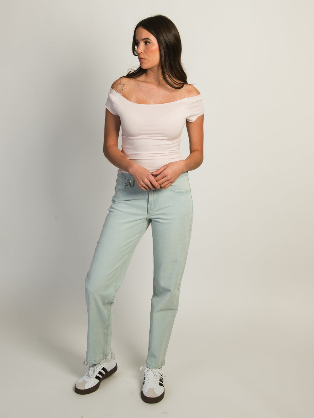 HARLOW HARLOW MID-RISE STRAIGHT JEAN - Boathouse